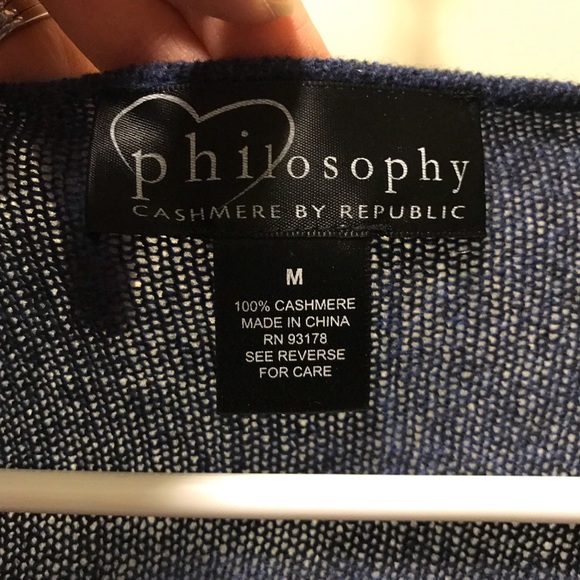 🎉HP 5/17🎉Philosophy cashmere waterfall sweater - Picture 7 of 7